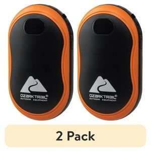 2 pack Ozark Trail 5200mAh Rechargeable Portable 3 Temp Hand Warmers NWT